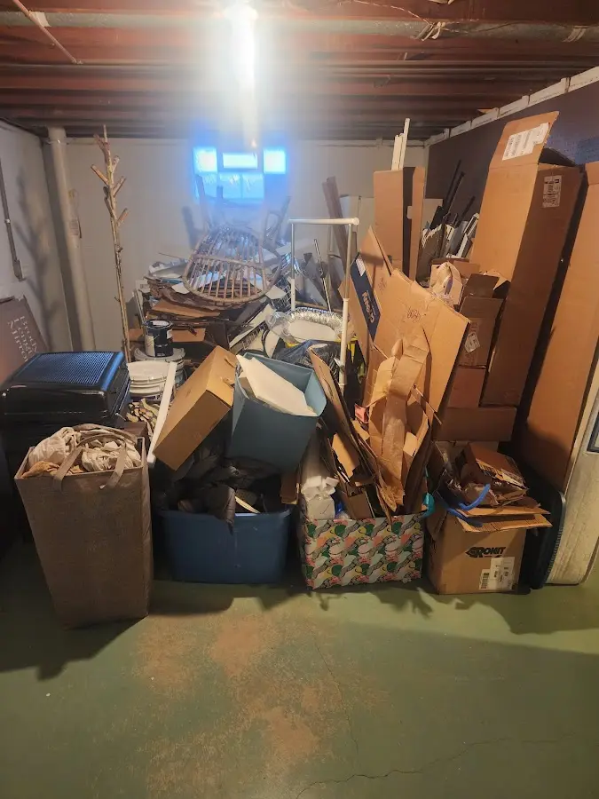 Roll-off dumpster container at job site for Yard Waste Dumpster Rental in Pasadena Hills